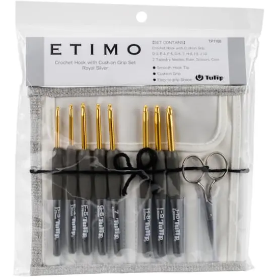 Tulip&reg; Etimo Crochet Hook Set, D-J {1}
