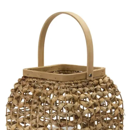 21.5" Wicker Lantern {3}