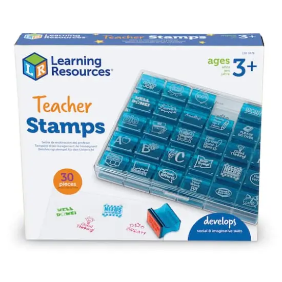 Learning Resources Jumbo Teacher Stamps {3}