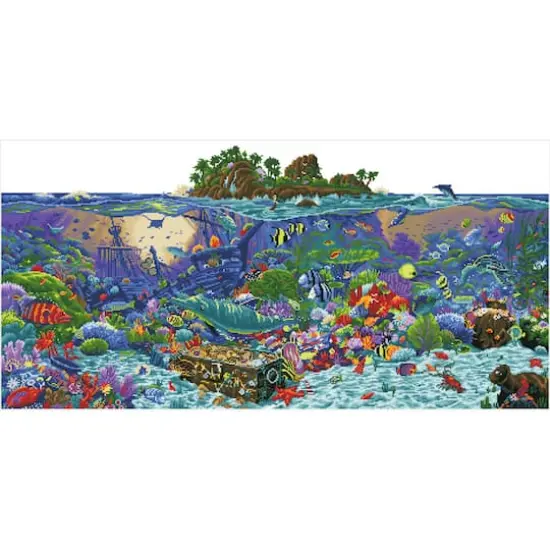 Diamond Dotz&reg; Advanced Coral Reef Island Diamond Painting Kit {3}