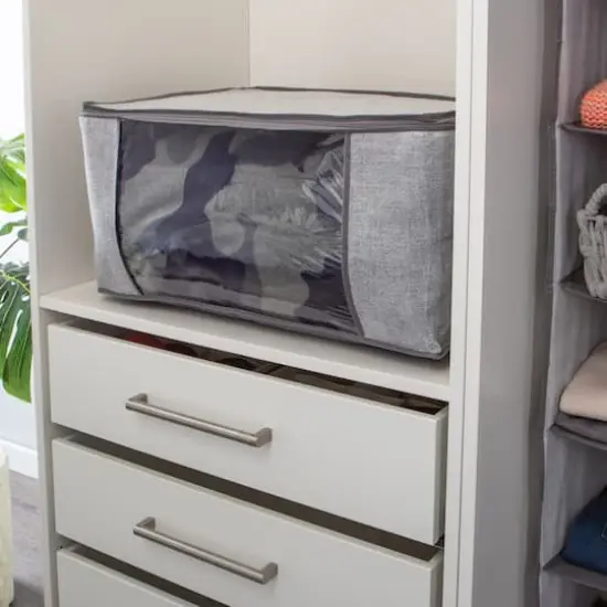 Simplify Heather Gray Blanket Bag {3}