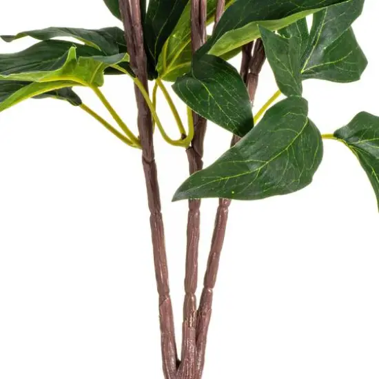 Artificial Green Peony Spray {6}