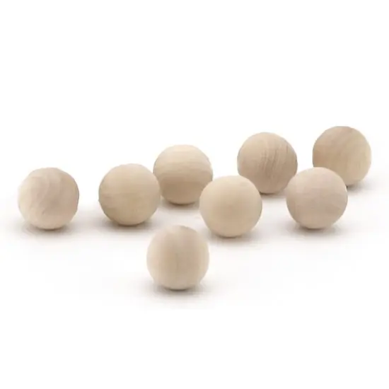 Hygloss&reg; 1.25" Wooden Balls, 8ct. {1}
