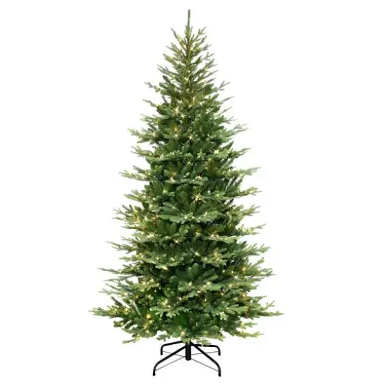 7.5ft. Pre-Lit Balsam Fir Artificial Christmas Tree, Clear Lights {1}