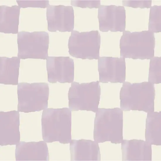 RoomMates Mr. Kate Tess Watercolor Soft Checker Peel & Stick Wallpaper Lavender {1}