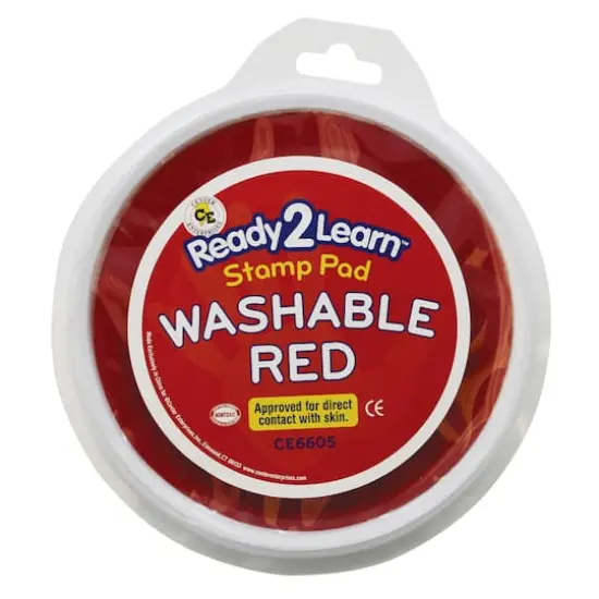 Ready2Learn&trade; Jumbo Washable Stamp Pad, 6ct. Red {4}