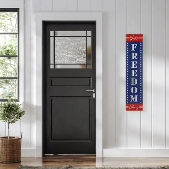 36" Let Freedom Ring Patriotic Wall Sign {3}
