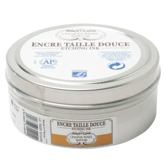 Charbonnel Etching Ink, 200mL Yellow Ochre {1}