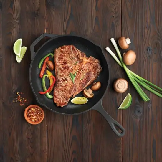 The Rock&reg; by Starfrit 10" Cast Iron Skillet {4}
