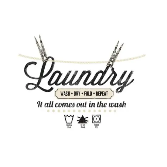 RoomMates Laundry Quote Peel & Stick Wall Decals {1}