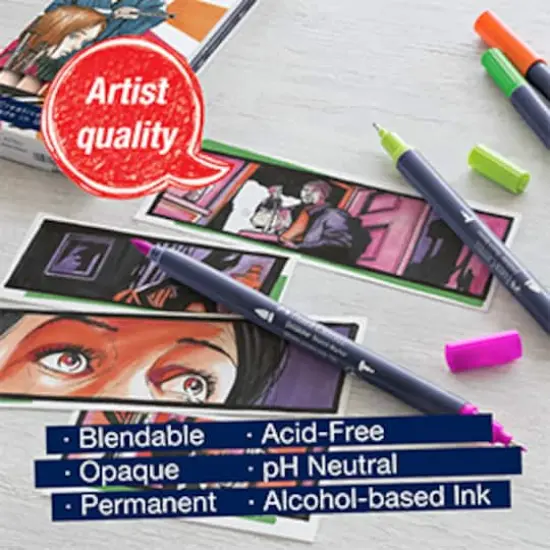 Faber-Castell&reg; Graphic Novel Goldfaber Sketch Markers {4}