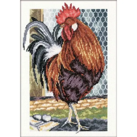 RTO Rooster On The Walk Cross Stitch Kit {1}