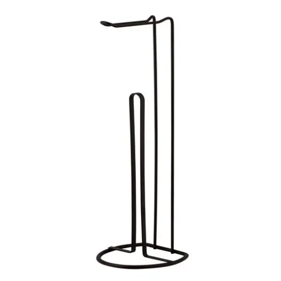 Bath Bliss 21" Bronze Toilet Paper Reserve & Dispenser {1}