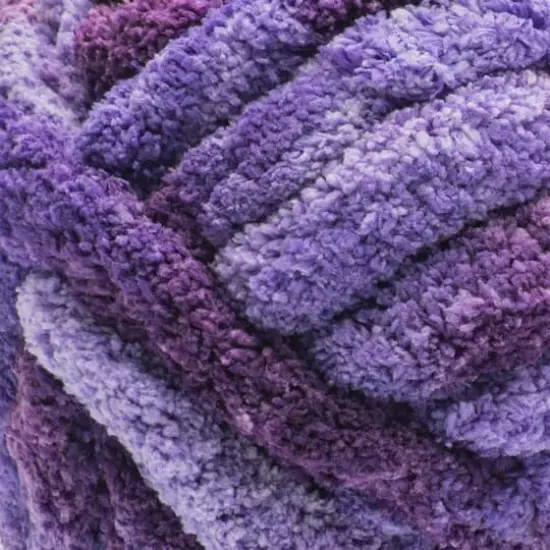 Bernat&reg; Blanket Big Mist-ical&trade; Yarn Grape Mix {3}