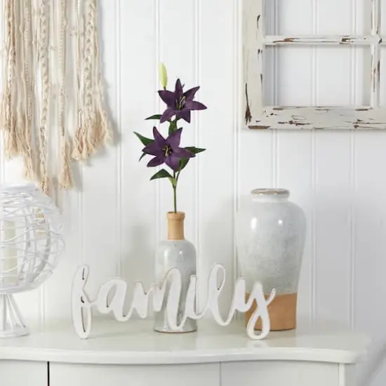 Purple Lily Artificial Flower Stem, 12ct. {4}