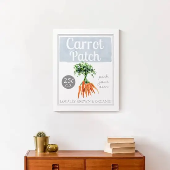 Carrot Patch Sign 2 16" x 20" Canvas Wall Art {5}