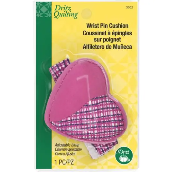 Dritz&reg; Adjustable Heart Wrist Pin Cushion, 3ct. {5}
