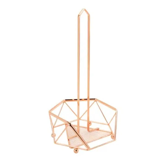 Kitchen Details 19" Geode Paper Towel Holder Copper {1}