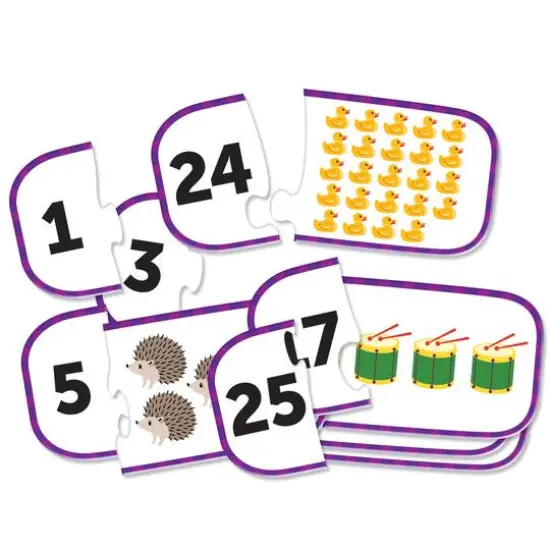 Learning Resources Counting Puzzle Cards {4}