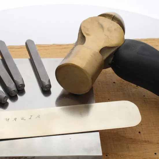 The Beadsmith&reg; 1lb. Brass Ergo Handle Hammer {6}