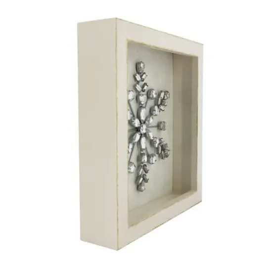 7" x 8" Snowflake Block Tabletop D&eacute;cor by Ashland&reg; White {3}