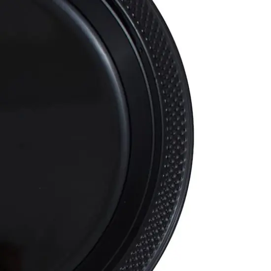 JAM Paper 9" Plastic Party Plates, 20ct. Black {4}