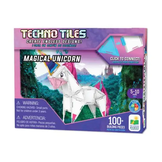 Techno Tiles - Magical Unicorn: 100+ Pcs {1}