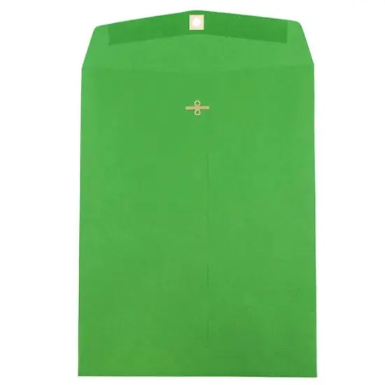 JAM Paper 10" x 13" Colored Open End Catalog Envelopes, 25ct. Green {1}
