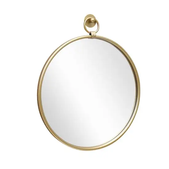 18" Round Wall Mirror in Gold Metal Frame by Ashland&reg; {8}