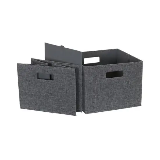 Household Essentials Storage Cubes, 2ct. Graphite {7}
