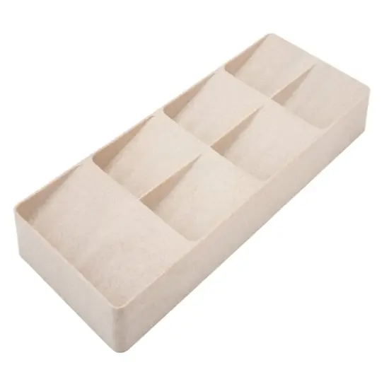 Kitchen Details Natural 7 Compartment Cutlery Organizer {1}