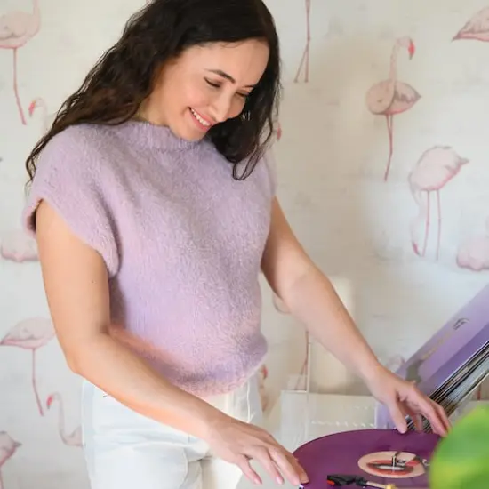 Lion Brand&reg; Feels Like Bliss Yarn Sky {4}