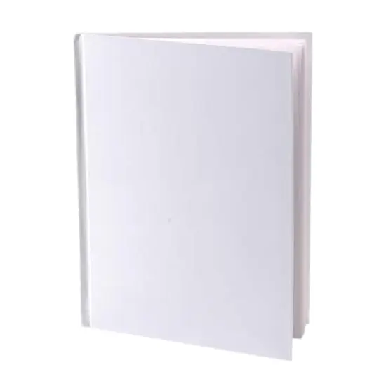 Ashley Productions White Portrait Style Hardcover Blank Book, 12ct. {3}