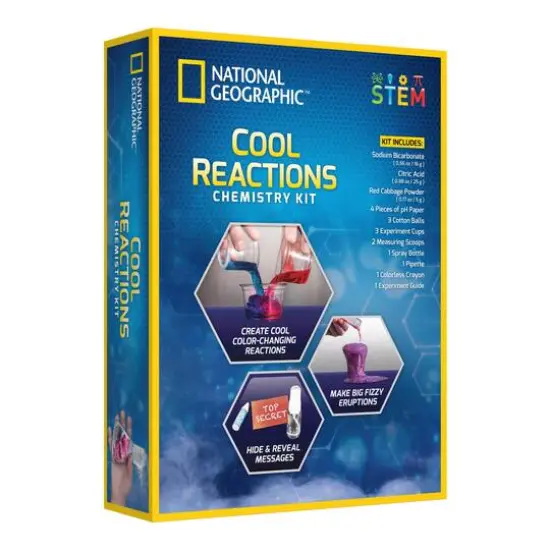 National Geographic&trade; Cool Reactions Chemistry Kit {6}