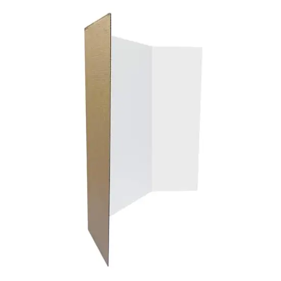 Corrugated Tri-Fold Display Board, 36" x 48" White {4}