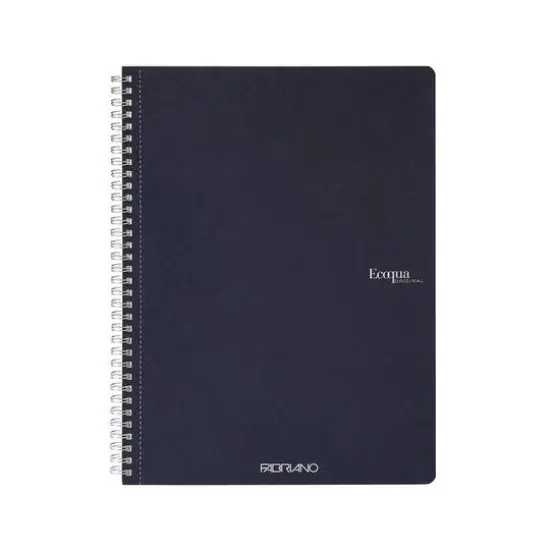 Fabriano&reg; EcoQua Spiral Bound Notebook Navy {1}