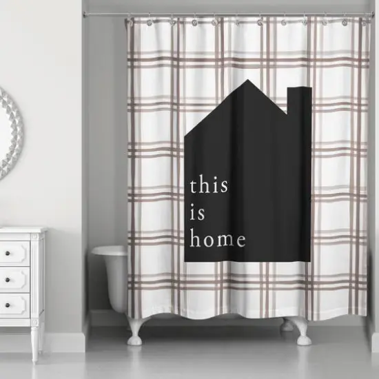 This is Home Shower Curtain {3}