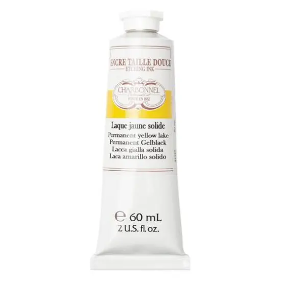 Charbonnel Etching Ink, 60mL Permanent Yellow Lake {5}