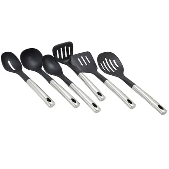 Better Chef Silver Nylon Kitchen Utensil Set, 6ct. {1}