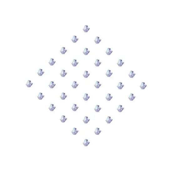 John Bead PRECIOSA 6mm Czech Crystal Bicone Beads, 36ct. Tanzanite AB {3}