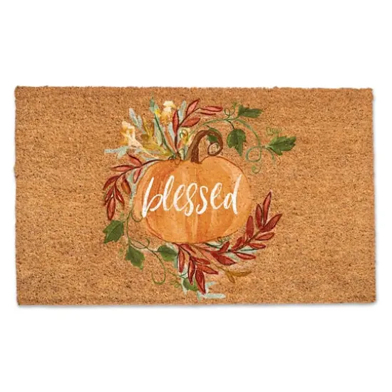 Blessed Pumpkin Vine Doormat {1}