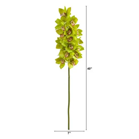 40" Cymbidium Orchid Artificial Flower (Set of 2) {3}