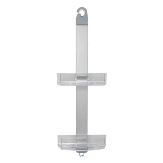 Bath Bliss Adjustable Rust Proof Aluminum 2 Tier Shower Caddy {1}