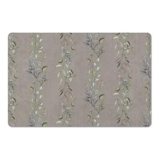Vines Floor Mat Gray {1}