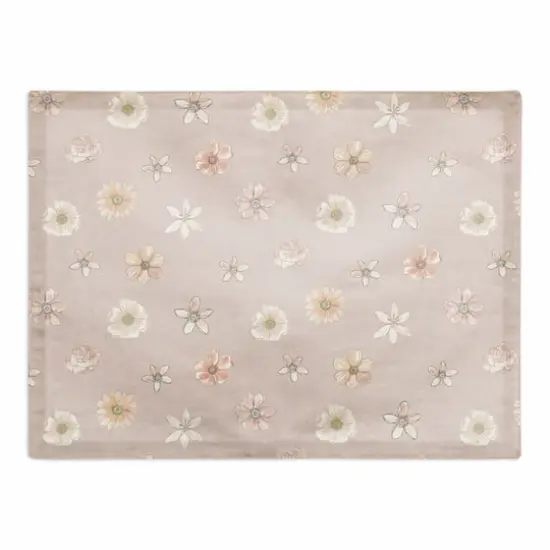 Florals Cotton Twill Placemat Blush {1}