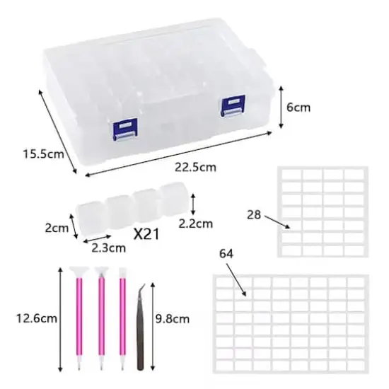 Sparkly Selections Diamond Painting Storage Box with 84 Compartments  {5}