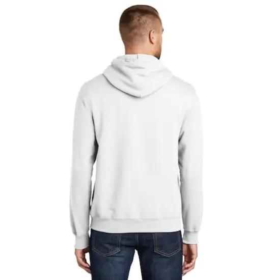 Port & Company&reg; Tall Essential Fleece Pullover Hooded Sweatshirt White {6}
