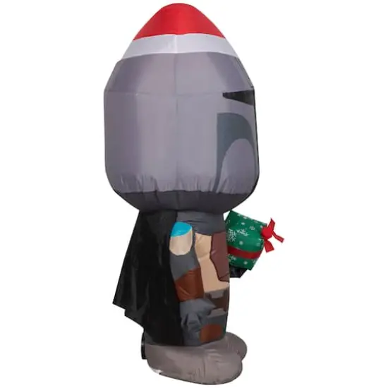 3.5ft. Airblown&reg; Inflatable Christmas Mandalorian with Gift Box {3}