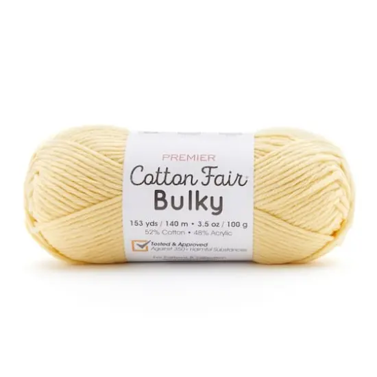 Premier&reg; Cotton Fair&reg; Bulky Solid Yarn Daffodil {1}