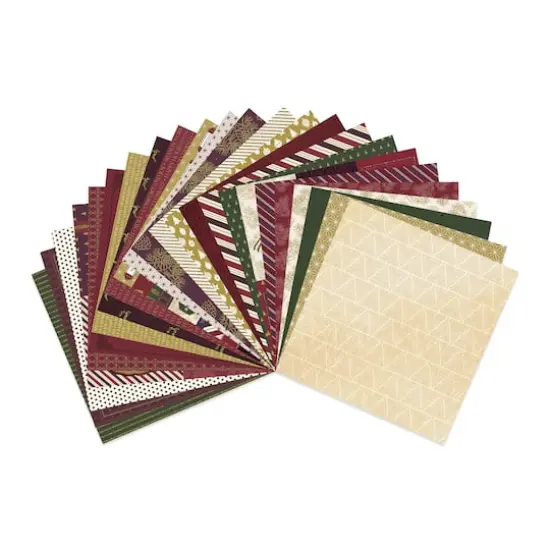 6" x 6" Holiday Tidings Double-Sided Paper Pad, 24 Sheets by Recollections&trade; {3}